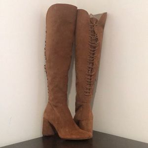 Zara Collection Over the Knee Boots Size 8